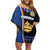 Kingdom of Sweden Stockholm County Off Shoulder Short Dress Sweden Coat of arms of Stockholm