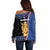 Kingdom of Sweden Stockholm County Off Shoulder Sweater Sweden Coat of arms of Stockholm