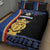 Kingdom of Sweden Stockholm County Quilt Bed Set Sweden Coat of arms of Stockholm