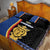 Kingdom of Sweden Stockholm County Quilt Bed Set Sweden Coat of arms of Stockholm