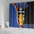 Kingdom of Sweden Stockholm County Shower Curtain Sweden Coat of arms of Stockholm