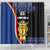 Kingdom of Sweden Stockholm County Shower Curtain Sweden Coat of arms of Stockholm