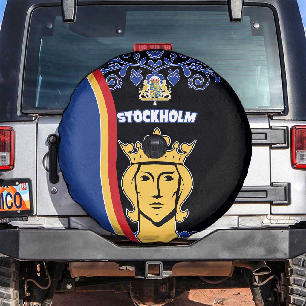 Kingdom of Sweden Stockholm County Spare Tire Cover Sweden Coat of arms of Stockholm