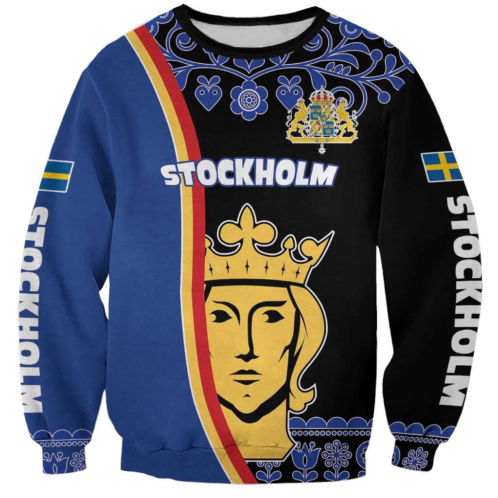 Kingdom of Sweden Stockholm County Sweatshirt Sweden Coat of arms of Stockholm