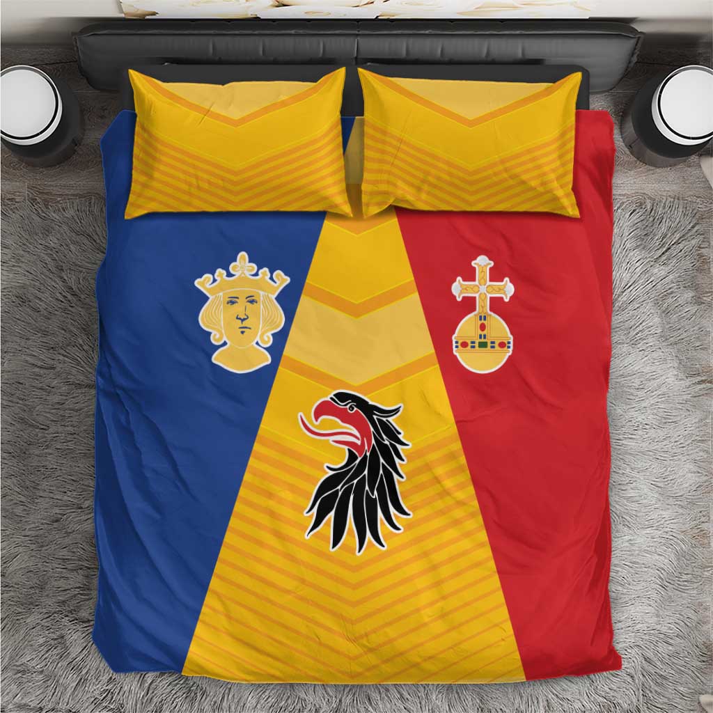 Kingdom of Sweden Stockholm County Bedding Set Flag Style