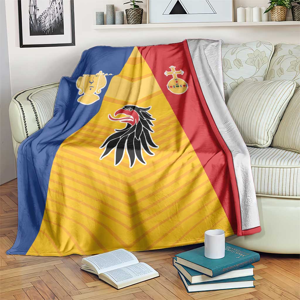 Kingdom of Sweden Stockholm County Blanket Flag Style