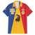 Kingdom of Sweden Stockholm County Family Matching Short Sleeve Bodycon Dress and Hawaiian Shirt Flag Style