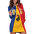 Kingdom of Sweden Stockholm County Hoodie Dress Flag Style