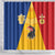 Kingdom of Sweden Stockholm County Shower Curtain Flag Style