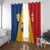 Kingdom of Sweden Stockholm County Window Curtain Flag Style