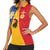 Kingdom of Sweden Stockholm County Women Sleeveless Polo Shirt Flag Style