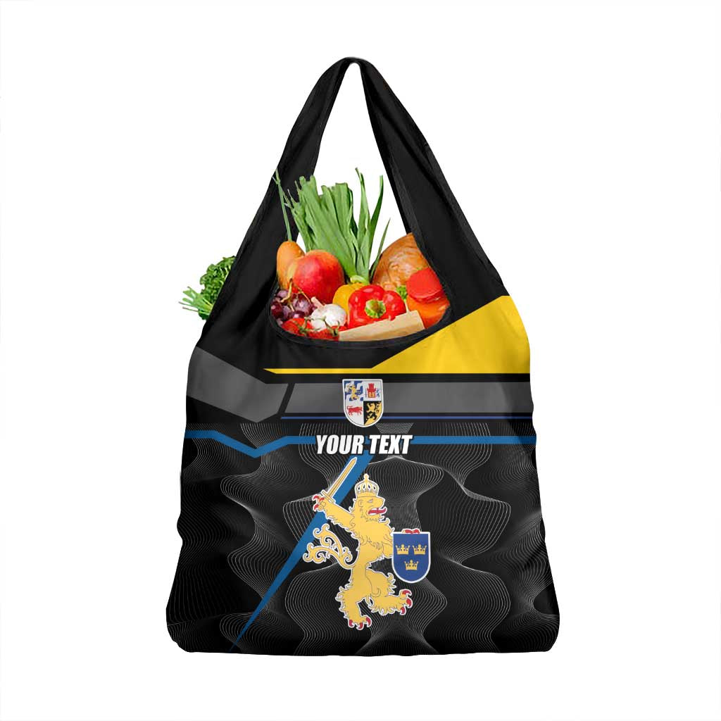 Personalized Kingdom of Sweden Gothenburg Grocery Bag Sweden Vastra Gotaland County