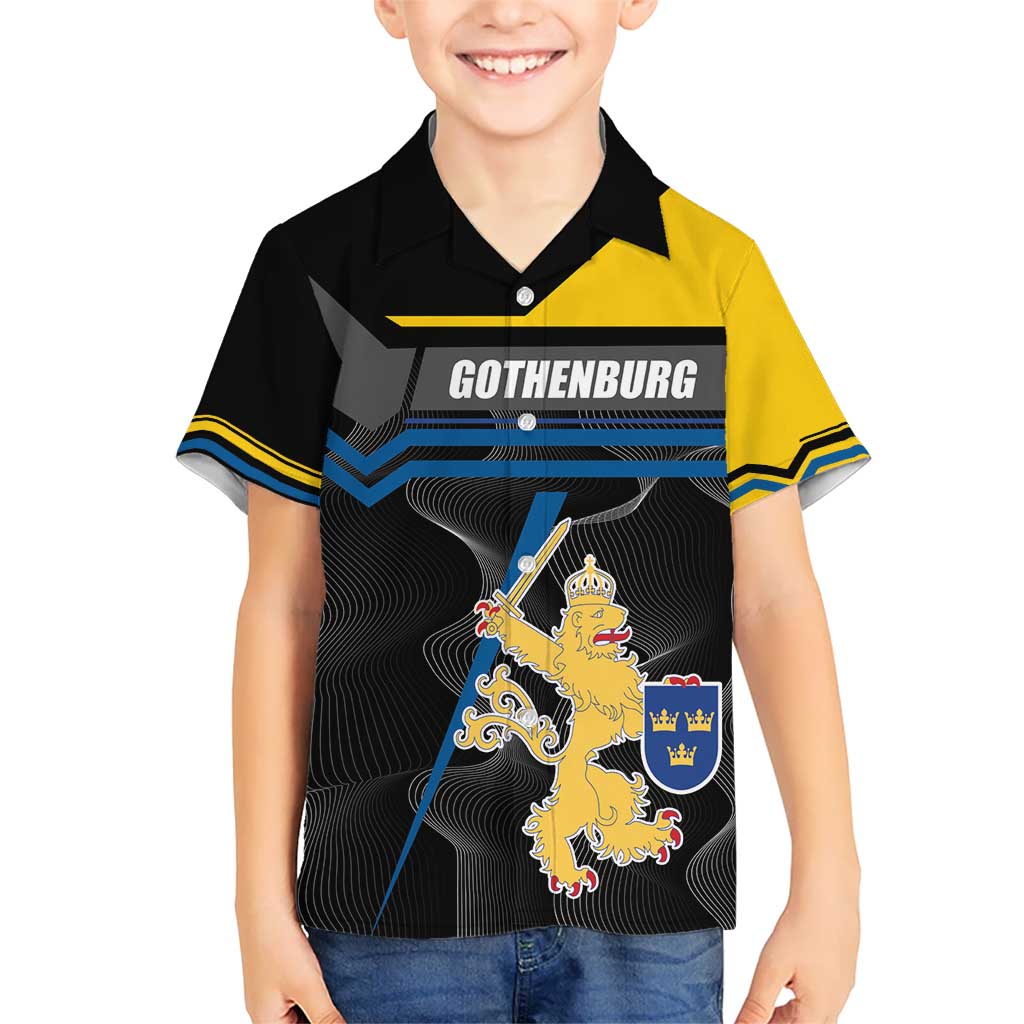 Personalized Kingdom of Sweden Gothenburg Kid Hawaiian Shirt Sweden Vastra Gotaland County