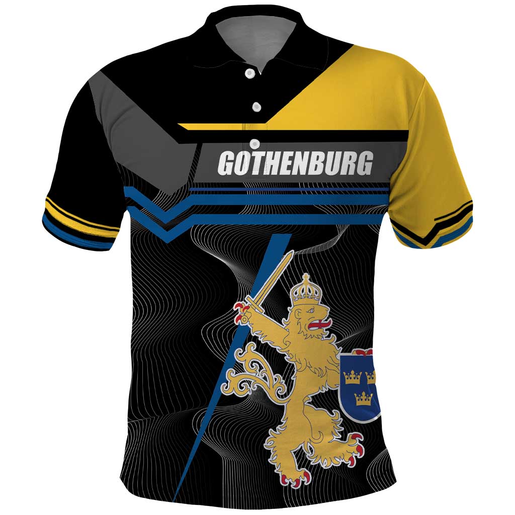 Personalized Kingdom of Sweden Gothenburg Polo Shirt Sweden Vastra Gotaland County