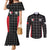 Custom Malta Football Jersey Go Champions Couples Matching Mermaid Dress and Long Sleeve Button Shirt Black Style