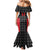 Custom Malta Football Jersey Go Champions Family Matching Mermaid Dress and Hawaiian Shirt Black Style