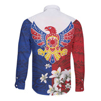 Philippine Eagle Week Long Sleeve Button Shirt Filipino Patern