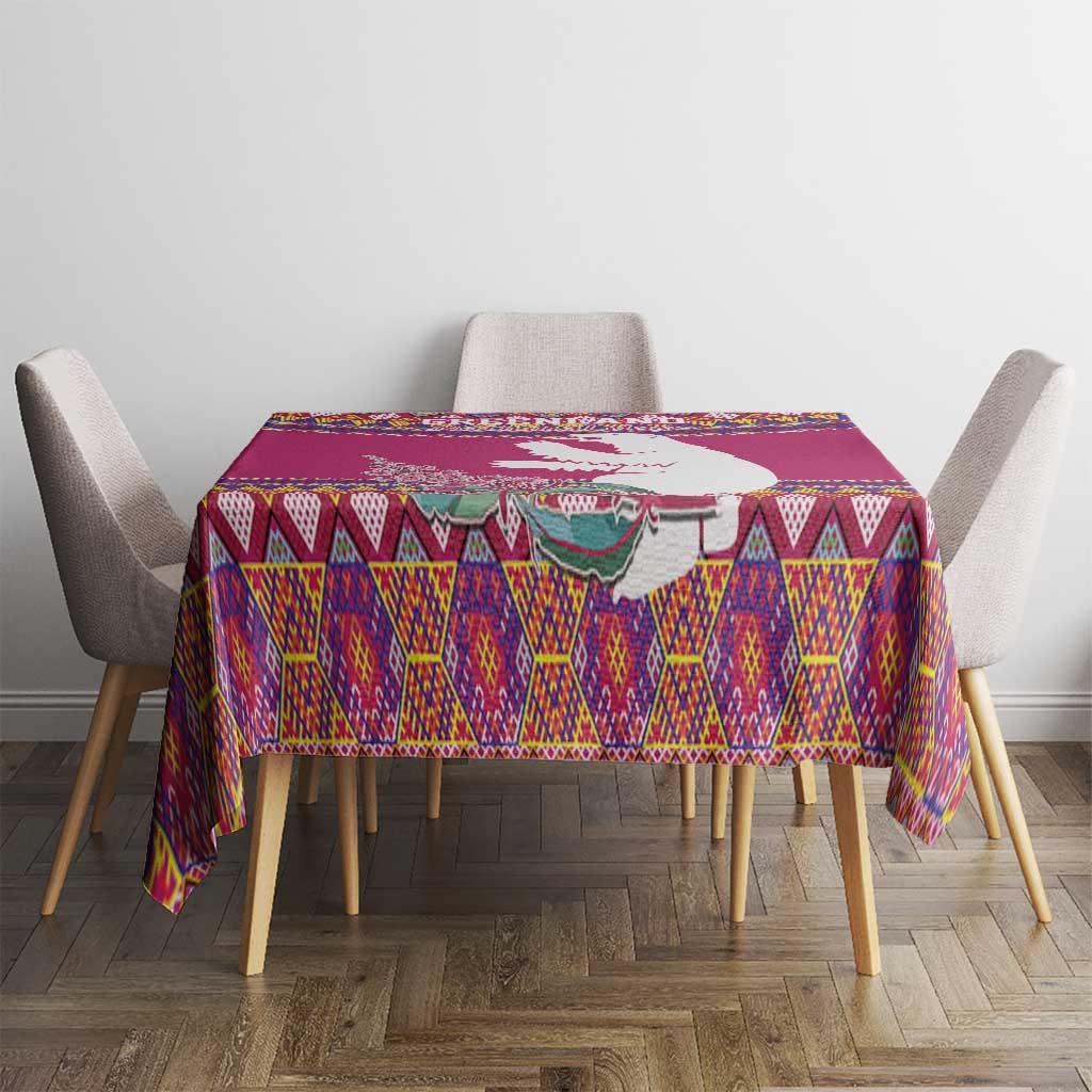 Greenland National Day Tablecloth Inuit Kalaallisuut style