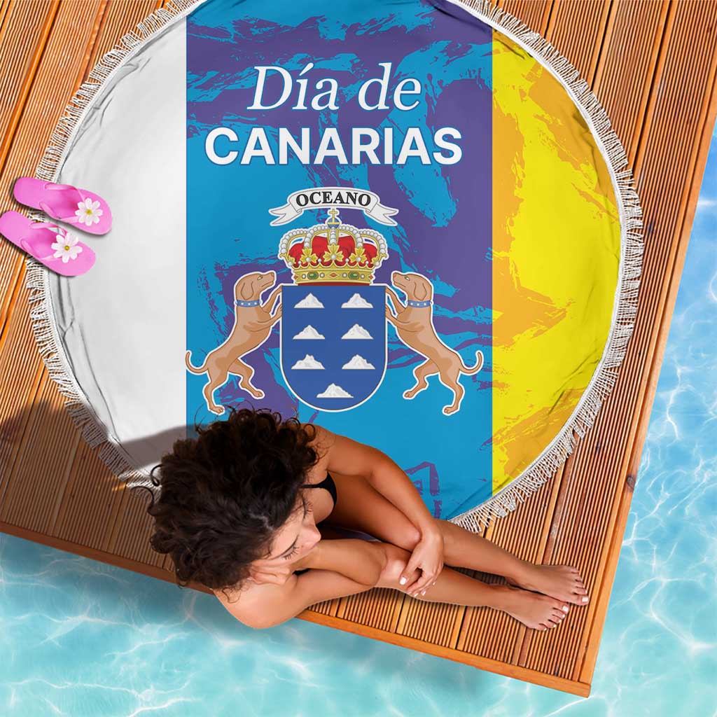Canary Islands Dia de Canarias Beach Blanket 42th Anniversary