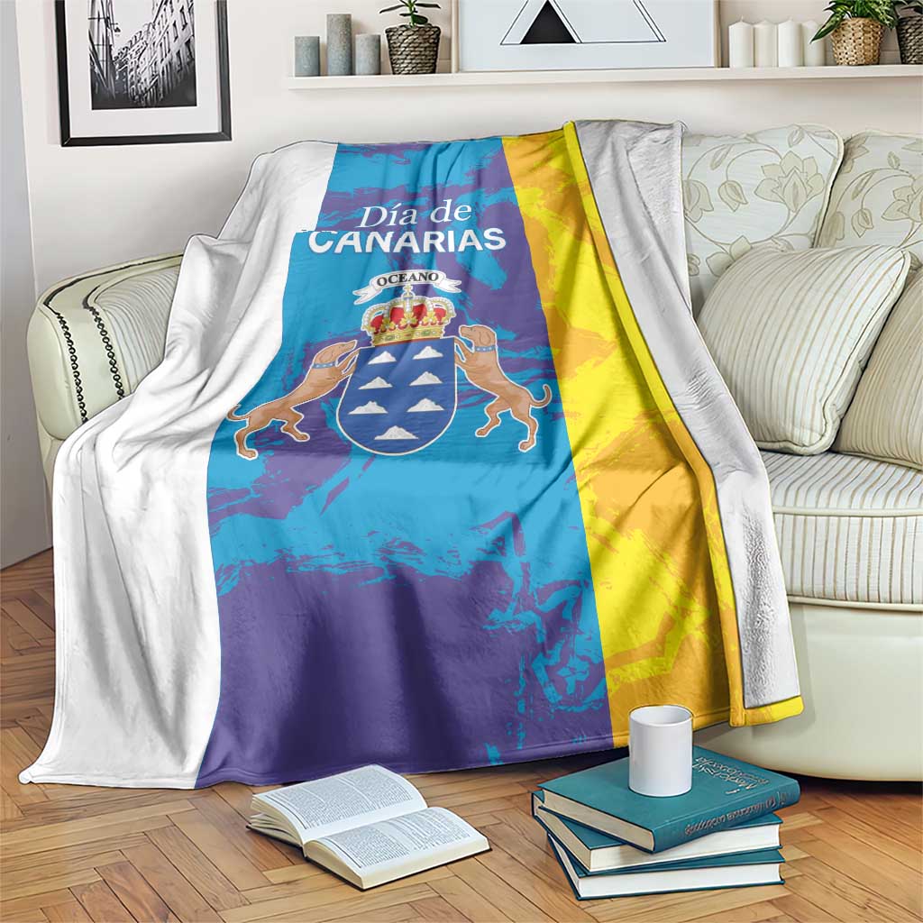 Canary Islands Dia de Canarias Blanket 42th Anniversary
