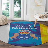 Canary Islands Dia de Canarias Round Carpet 42th Anniversary