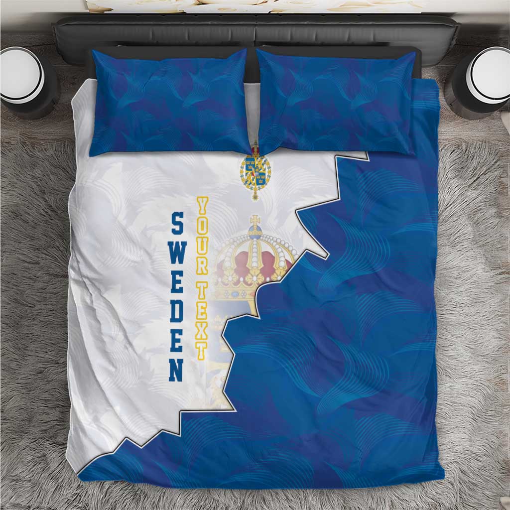 Personalized Kingdom of Sweden Coat of arms Bedding Set