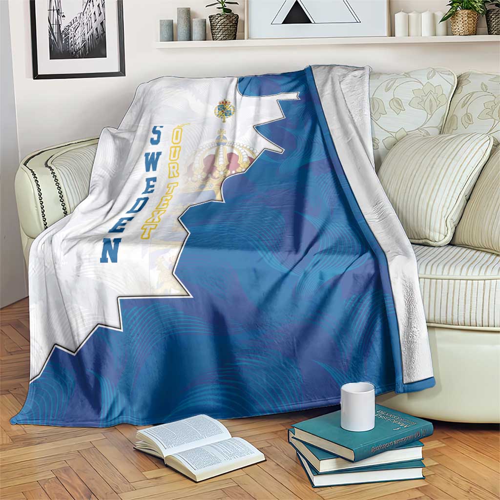 Personalized Kingdom of Sweden Coat of arms Blanket