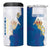 Personalized Kingdom of Sweden Coat of arms 4 in 1 Can Cooler Tumbler