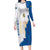 Personalized Kingdom of Sweden Coat of arms Long Sleeve Bodycon Dress