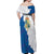 Personalized Kingdom of Sweden Coat of arms Off Shoulder Maxi Dress