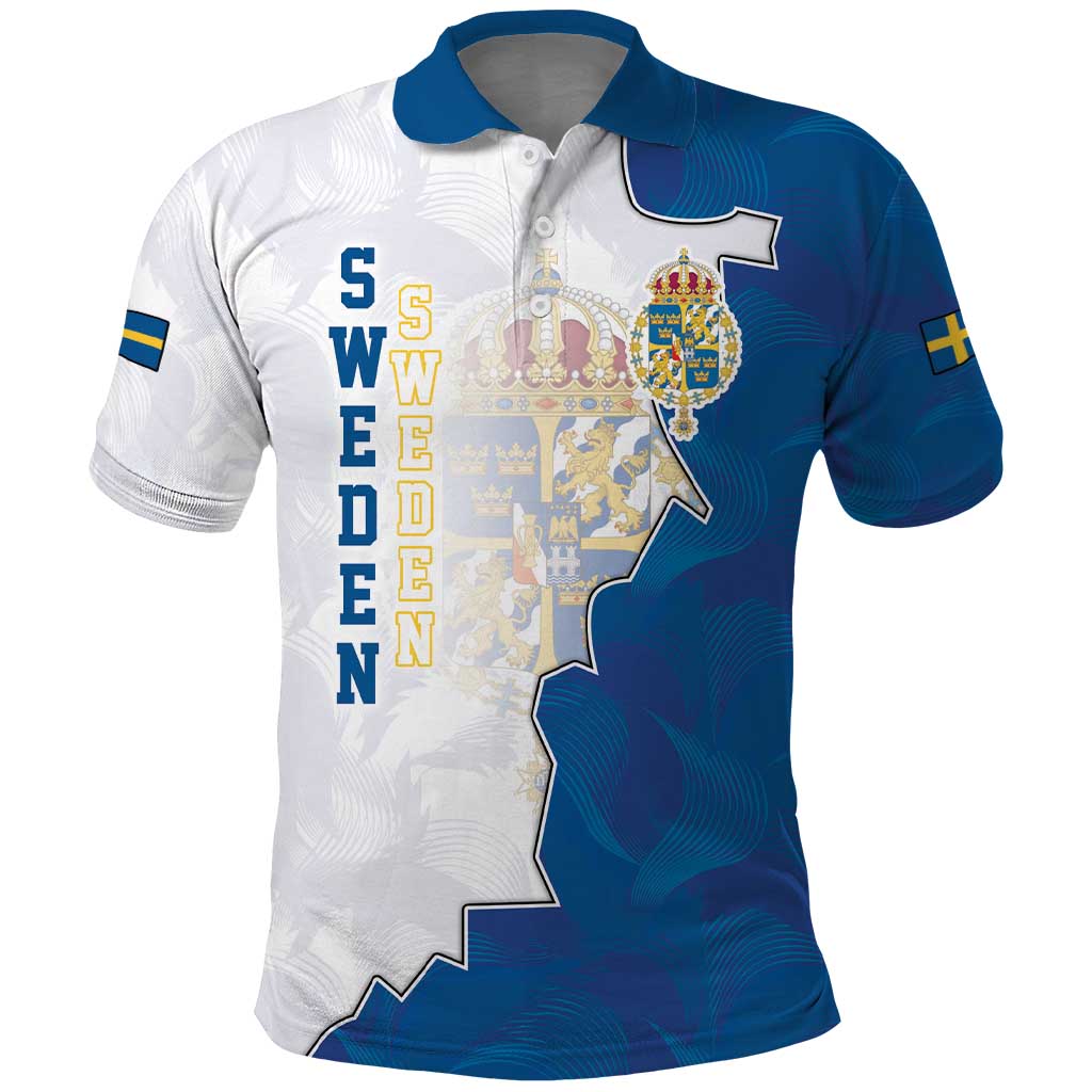 Personalized Kingdom of Sweden Coat of arms Polo Shirt