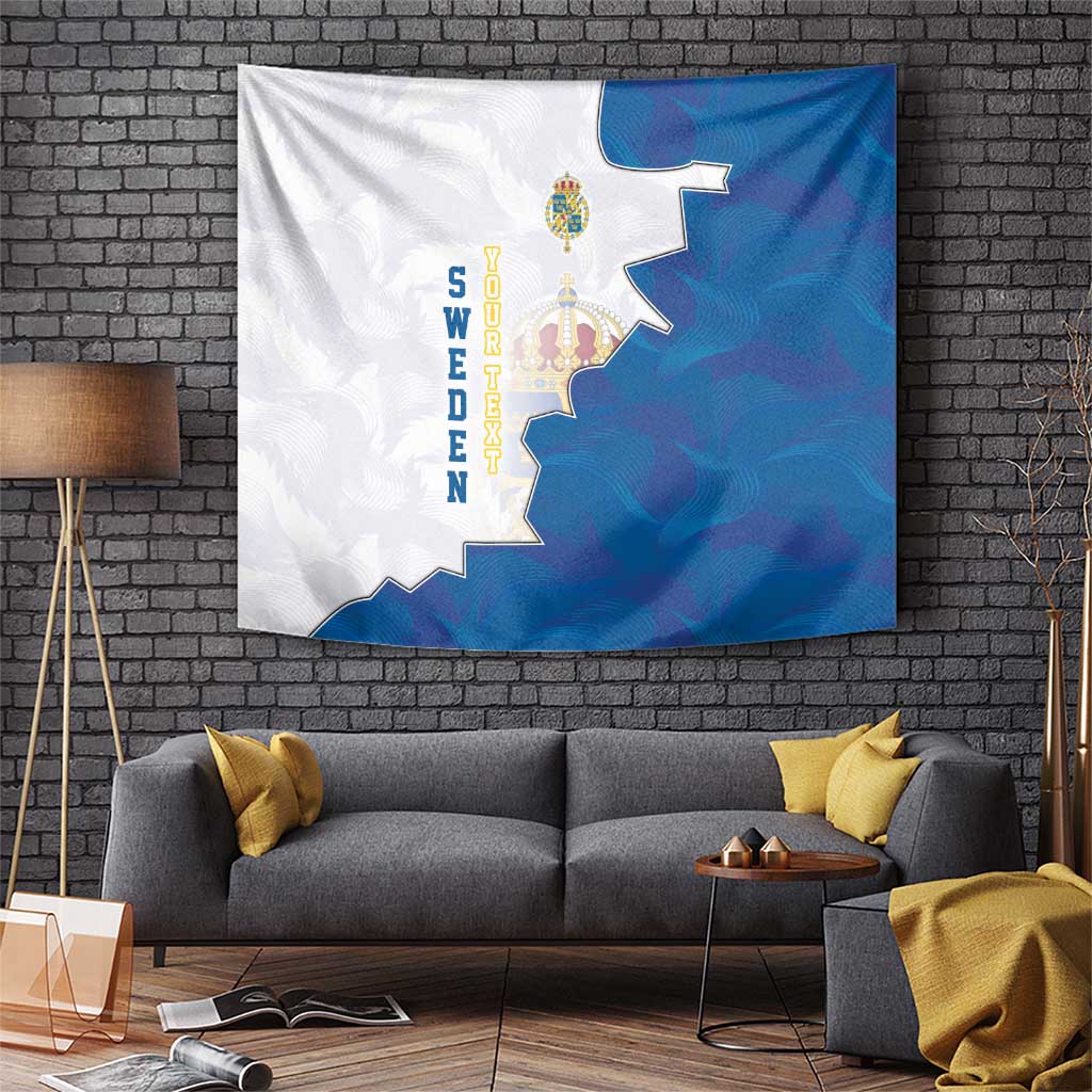 Personalized Kingdom of Sweden Coat of arms Tapestry