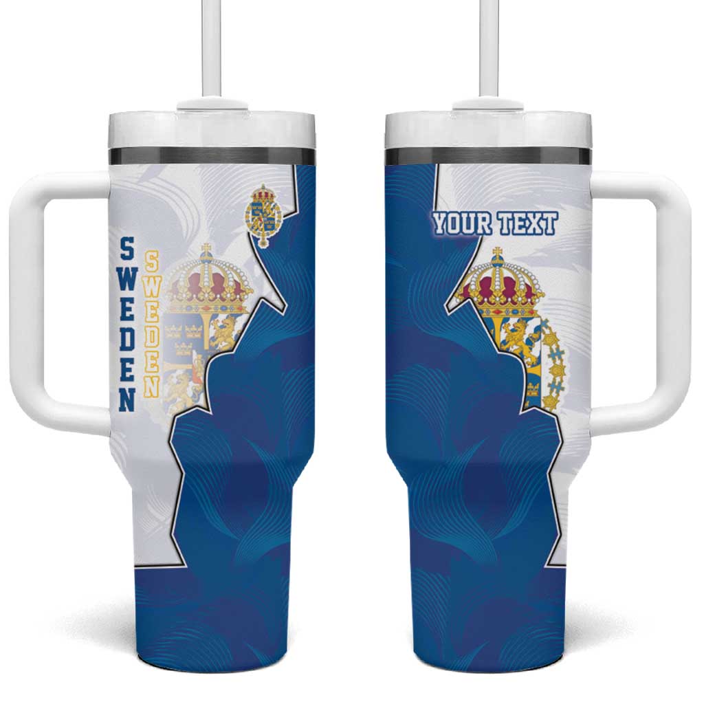 Personalized Kingdom of Sweden Coat of arms Tumbler With Handle