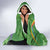 Celtic Harp Shamrock Republic of Ireland Hooded Blanket