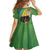 Celtic Harp Shamrock Republic of Ireland Kid Short Sleeve Dress