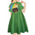 Celtic Harp Shamrock Republic of Ireland Kid Short Sleeve Dress