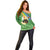 Celtic Harp Shamrock Republic of Ireland Off Shoulder Sweater