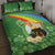 Celtic Harp Shamrock Republic of Ireland Quilt Bed Set