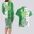 Ireland 17th March Saint Patrick's Day Couples Matching Long Sleeve Bodycon Dress and Hawaiian Shirt Irish Leprechaun with Shamrock