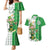 Ireland 17th March Saint Patrick's Day Couples Matching Mermaid Dress and Hawaiian Shirt Irish Leprechaun with Shamrock