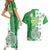 Ireland 17th March Saint Patrick's Day Couples Matching Short Sleeve Bodycon Dress and Hawaiian Shirt Irish Leprechaun with Shamrock