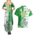 Ireland 17th March Saint Patrick's Day Couples Matching Summer Maxi Dress and Hawaiian Shirt Irish Leprechaun with Shamrock