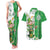 Ireland 17th March Saint Patrick's Day Couples Matching Tank Maxi Dress and Hawaiian Shirt Irish Leprechaun with Shamrock