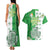 Ireland 17th March Saint Patrick's Day Couples Matching Tank Maxi Dress and Hawaiian Shirt Irish Leprechaun with Shamrock