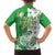 Ireland 17th March Saint Patrick's Day Family Matching Long Sleeve Bodycon Dress and Hawaiian Shirt Irish Leprechaun with Shamrock