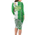 Ireland 17th March Saint Patrick's Day Family Matching Long Sleeve Bodycon Dress and Hawaiian Shirt Irish Leprechaun with Shamrock