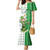 Ireland 17th March Saint Patrick's Day Family Matching Mermaid Dress and Hawaiian Shirt Irish Leprechaun with Shamrock