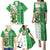 Ireland 17th March Saint Patrick's Day Family Matching Puletasi and Hawaiian Shirt Irish Leprechaun with Shamrock