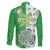 Ireland 17th March Saint Patrick's Day Family Matching Puletasi and Hawaiian Shirt Irish Leprechaun with Shamrock