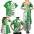 Ireland 17th March Saint Patrick's Day Family Matching Summer Maxi Dress and Hawaiian Shirt Irish Leprechaun with Shamrock